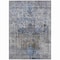 Homeroots 10' X 14' Blue And Gray Floral Washable Indoor Outdoor Area Rug 605078 - alternate 3