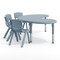 Flash Furniture 5 PC Plastic Activity Table and 4 Chairs Set, 10.5 in Seat Height-Dusty Blue YU-YCX-0043-2-MOON-TBL-DSTYBL-E-GG - alternate 7