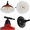 Jonathan Y Wallace 12.25" 1-Light Farmhouse Industrial Indoor/Outdoor Iron LED Victorian Arm Outdoor Sconce, Red JYL7615E - alternate 5