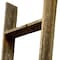 Homeroots 60" X 13" Gray Wood Hanging Dimensional Sculpture 380335 - alternate 3
