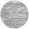 Homeroots 8' Silver And Gray Round Abstract Washable Indoor Outdoor Area Rug 610446 - alternate 3
