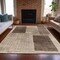 Homeroots 9' X 12' Brown And Taupe Geometric Washable Indoor Outdoor Area Rug 631931 - alternate 5