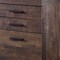 Homeroots 25" Brown Particle Board and Wood Filing Cabinet With Drawers 333501 - alternate 5