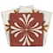 Homeroots 5" x 5" Brown And Gold Vinyl Arabesque Peel And Stick Removable Tiles 569313 - alternate 5