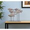 Homeroots 9" Brown Metal And Wood School Of Fish Tabletop Sculpture 518061 - alternate 3