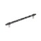 Amerock Carrione 10-1/16 inch 256mm Center-to-Center Marble Black/Polished Nickel Cabinet Pull BP36664MBKPN - alternate 1