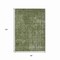 Homeroots 8' X 10' Green And Silver Medallion Washable Indoor Outdoor Area Rug 616433 - alternate 5