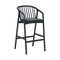 Armen Living Echo Black Oak Wood and Faux Leather Bar Stool LCECBABLK30 - alternate 1
