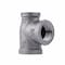B & K 3/4 in. FIP X 1/2 in. D FIP 3/4 in. D FIP Black Malleable Iron Reducing Tee 310RT-341234 - alternate 1