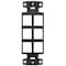 Hubbell Cat 6 Keystone Jack, Black NS616BK - alternate 1