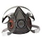 3M Half Facepiece Reusable Respirator, 6000 Series, Thermoplastic Elastomer, Size Large 6300 - alternate 1