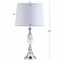 Jonathan Y Reid 25.5" Crystal LED Table Lamp, Clear/Chrome, 2PK JYL2041A-SET2 - alternate 6
