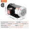 Vevor 2HP Electric Motor 3450RPM AC230V/460V 56C Frame 3-Phase 5/8 in Keyed Shaft SY-2HP-2P-B34 - alternate 7