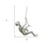 Homeroots Set of Two Silver Resin Climbing Man Hanging Dimensional Sculpture, 2PK 544458 - alternate 3