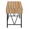 Homeroots 47" Brown and Black Computer Desk With Three Drawers 489913 - alternate 7