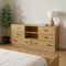 Homeroots 63" Walnut Six Drawer Combo Dresser 473100 - alternate 2