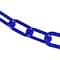 Mr. Chain 3" x 100' Traffic Blue Plastic Safety Chain 80026-100 - alternate 1