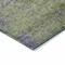 Homeroots 8' Olive Green And Dark Purple Round Abstract Washable Indoor Outdoor Area Rug 609363 - alternate 4