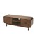 Homeroots 50in Brown Solid Wood Enclosed and Open Storage TV Stand 389231 - alternate 4