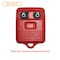 Aks Keys 1998 - 2011 Red Ford Remote Shell RS-FORD-30 - alternate 2