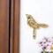 Homeroots 5" Gold Cast Iron Bird Wall Hook 612072 - alternate 1