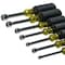 Klein Tools Hallow Shank Nut Driver Set, 3 in Shafts, Ergonomic Cushion Grip, SAE, 7-Piece 631 - alternate 10