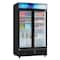 Koolmore 45" Commercial Glass 2 Door Display Refrigerator Merchandiser - Upright Beverage Cooler MDR-2GD-35C - alternate 7