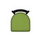 Holland Bar Stool Co 400 Jackie 18" Chair with Black Wrinkle Finish and Canter Kiwi Green Seat 40018BW009 - alternate 2