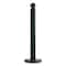 Rubbermaid Commercial Smoker's Pole, Round, Steel, 0.9 gal, Black FGR1BK - alternate 1