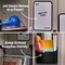 Lockermate By Bostitch 7-pcs Locker Organizer Kit, Locker Shelf, Mirror, Whiteboard, Storage Cup & Dry Erase Marker, Black 5086-BLK - alternate 3