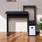 Homeroots 37" Black Computer Desk 491434 - alternate 7