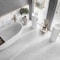 Apollo Tile White 11x12 Bianco Carrara, Bardiglio Marble Polished Floor and Wall Mosaic Tile 4.73 sqft/case, 5PK APLDC88G35A - alternate 5