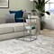 Homeroots 24" Gray Steel End Table With Shelf 543837 - alternate 4
