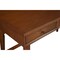 Homeroots 52" Brown Solid Manufactured Wood Writing Desk with Three Drawers 524095 - alternate 6