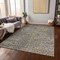 Homeroots 5' X 8' Ivory Gray And Black Abstract Washable Indoor Outdoor Area Rug 596819 - alternate 8