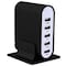 Trexonic 7.1 Amps 5 Port Universal USB Compact Charging Station in Black Finish TRX-USB5700BLK - alternate 1