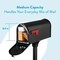 Architectural Mailboxes Elite Post Mount Mailbox + Coolidge Post Black E11KITBAM - alternate 6