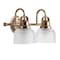 Jonathan Y Virginia 17.25" 2-Light Metal/Glass LED Vanity Light, Brass Gold JYL7408B - alternate 6