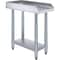 Amgood 24 in. x 12 in. Stainless Steel Equipment Stand ES-2412-Z - alternate 1