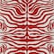Homeroots 3' X 5' Red And Ivory Animal Print Washable Indoor Outdoor Area Rug 600648 - alternate 7