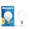 Bulbrite Incandescent Dimmable 10W Globe G12 Bulbs, White, Candelabra E12 Screw Base, 2700K, 50PK 861237 - alternate 3