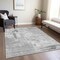 Homeroots 3' X 5' Gray And Off White Abstract Washable Indoor Outdoor Area Rug 609196 - alternate 7