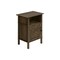 Monarch Specialties Accent Table, Side Table, End, Living Room, Small, Storage, Dark Oak Laminate, Transitional I 3811 - alternate 1