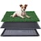 Simple Deluxe FluffyDream Dog Grass Pad with Tray, 20inx25in Artificial Grass for Dogs Potty, 3 Layered System Do GLOWPTPADXGRASS2025 - alternate 1
