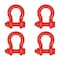 Mytee Products 4PK 1 1/4inAnchor Shackle Forged Carbon Steel w/Safety Screw Pin 24,000lbs WLL, 4PK SHACKLE-ANCHOR-BT-114x4 - alternate 8