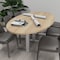 Skutchi Designs 6 Person Conference Table With Power Unit | 8' Oval Table | Harmony Series HAR-OVL-48X96-T-H3041-ESIL - alternate 6