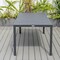 Leisuremod Chelsea Aluminum Outdoor 87in Dining Table, Black CT87BL - alternate 7