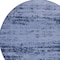 Homeroots 4' Denim Blue And Navy Blue Round Abstract Indoor Outdoor Area Rug 545951 - alternate 6