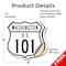 Signmission Washington Route Marker Shield Sign Us 1, 4 inch X 4 inch, Vinyl Decal, 2PK SHI-D-2PACK-4-475 - alternate 4