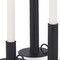 Homeroots Set of Three Black Geometric Metal Tabletop Taper Candlesticks, 3PK 608532 - alternate 4